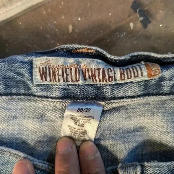 Aeropastel Winfiled Vintage Bootcut Jeans szie 36x32 - Picture 3 of 4